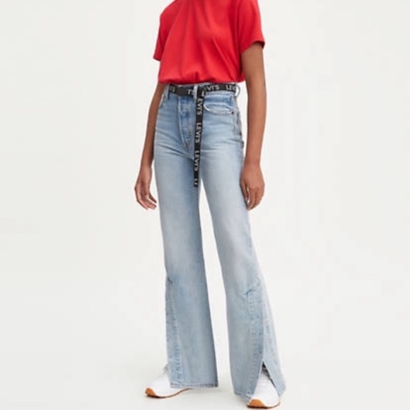 Levi’s Ribcage Split Flare Jeans - Picture 7 of 15